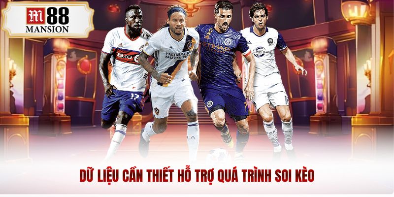 Dữ liệu cần thiết hỗ trợ quá trình soi kèo